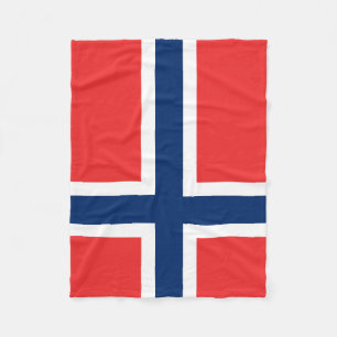 Vlag van Noorwegen Blanket Fleece Deken