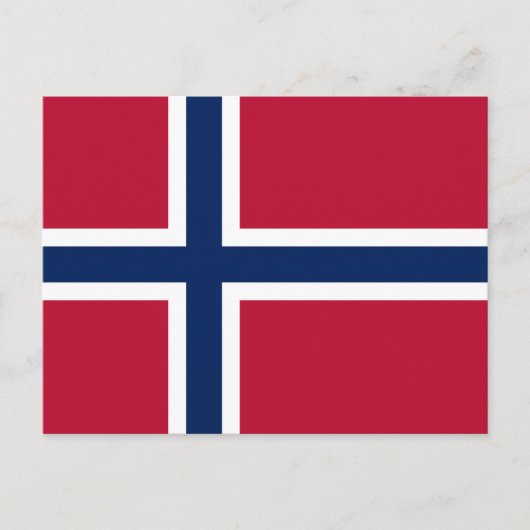Vlag van Noorwegen Briefkaart (Voorkant)