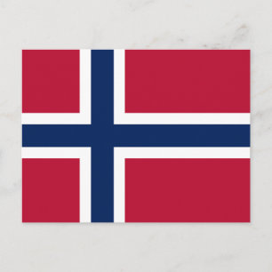 Vlag van Noorwegen Briefkaart