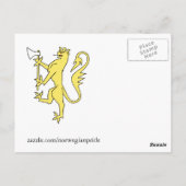 Vlag van Noorwegen Briefkaart (Achterkant)
