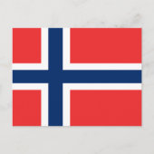Vlag van Noorwegen Briefkaart (Voorkant)