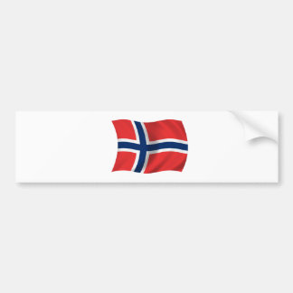 Vlag van Noorwegen Bumpersticker
