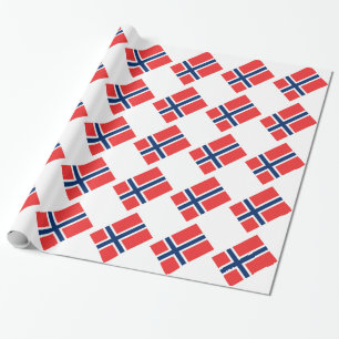 Vlag van Noorwegen Cadeaupapier