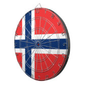 Vlag van Noorwegen Dartbord (Voorkant Rechts)