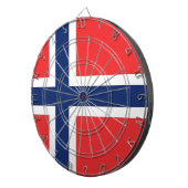 Vlag van Noorwegen Dartbord (Voorkant Rechts)