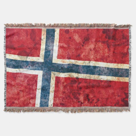 Vlag van Noorwegen Deken (Voorkant)