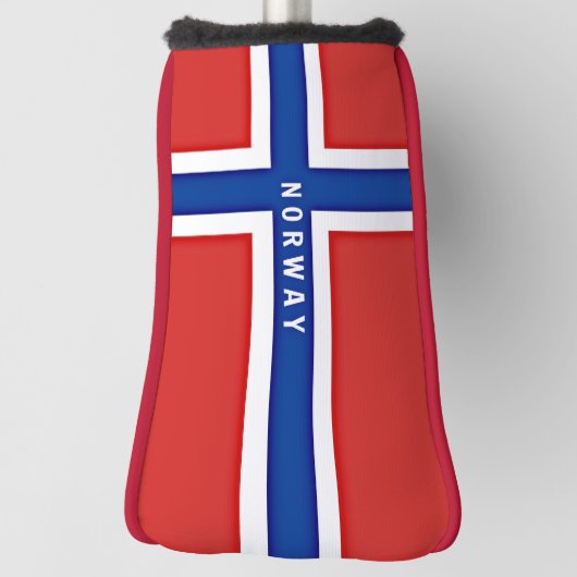Vlag van Noorwegen Golfheadcover (Draai 90)