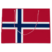Vlag van Noorwegen Groot Cadeauzakje (Voorkant)