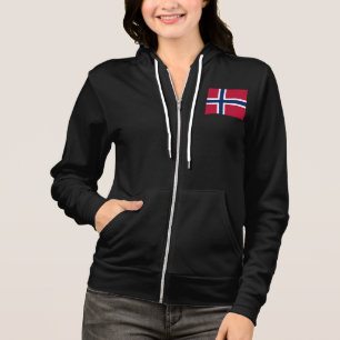 Vlag van Noorwegen Hoodie