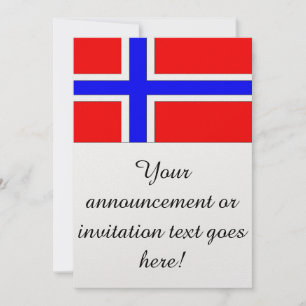 Vlag van Noorwegen Kaart
