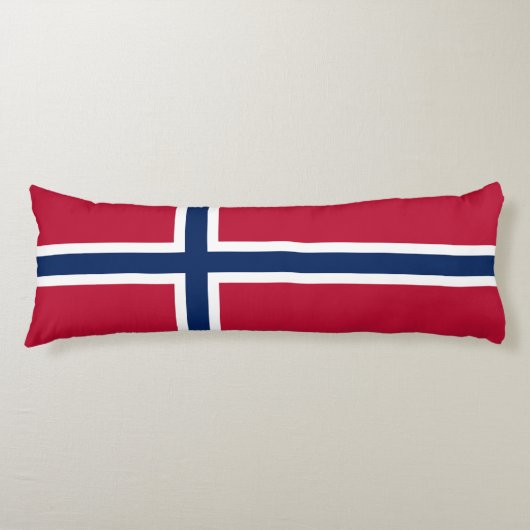 Vlag van Noorwegen Lichaamskussen (Voorkant)