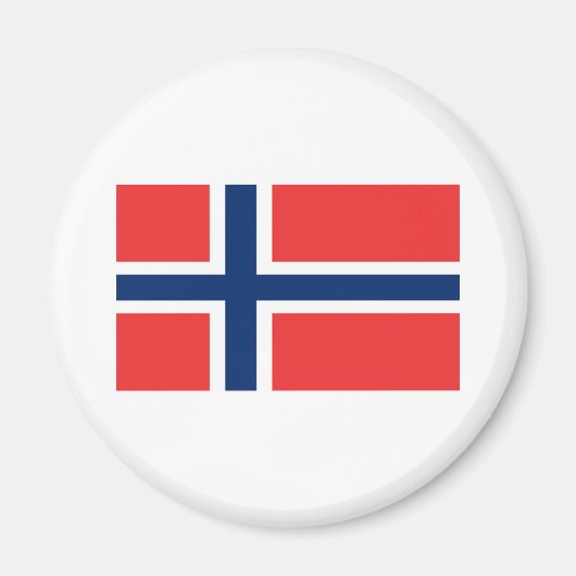 Vlag van Noorwegen Magneet (Voorkant)