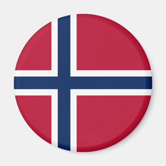 Vlag van Noorwegen Magneet (Voorkant)