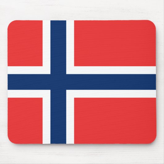 Vlag van Noorwegen Muismat (Voorkant)