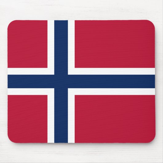 Vlag van Noorwegen Muismat (Voorkant)