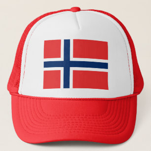Vlag van Noorwegen - Norges flagg - Det norske Trucker Pet