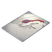 Vlag van Noorwegen Notitieboek (Linkerzijde)