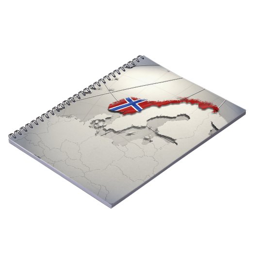 Vlag van Noorwegen Notitieboek (Linkerzijde)