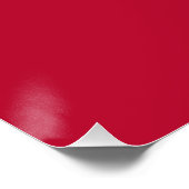 Vlag van Noorwegen Perfect Poster (Hoek)
