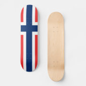 Vlag van Noorwegen Persoonlijk Skateboard (Voorkant)