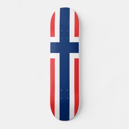 Vlag van Noorwegen Persoonlijk Skateboard (Voorkant)