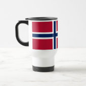 Vlag van Noorwegen Reisbeker (Links)