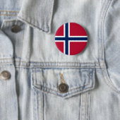 Vlag van Noorwegen Ronde Button 5,7 Cm (In situ)