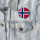 Vlag van Noorwegen Ronde Button 5,7 Cm (In situ)