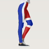 Vlag van Noorwegen Scandinavisch Leggings (Rechts)