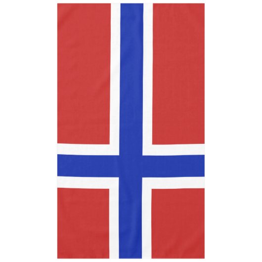 Vlag van Noorwegen Scandinavisch Tafelkleed (Voorkant)