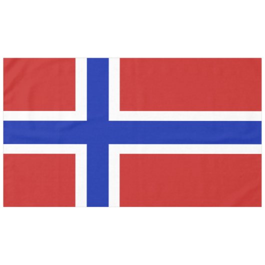 Vlag van Noorwegen Scandinavisch Tafelkleed (Voorkant (Horizontaal))