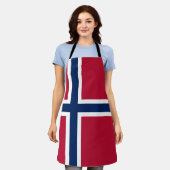 Vlag van Noorwegen Schort (Gedragen)