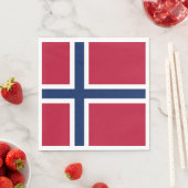 Vlag van Noorwegen Servet (Insitu)