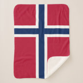 Vlag van Noorwegen Sherpa Deken (Voorkant)