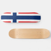 Vlag van Noorwegen Skateboard (Horizontaal)