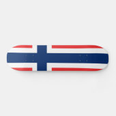 Vlag van Noorwegen Skateboard (Horizontaal)
