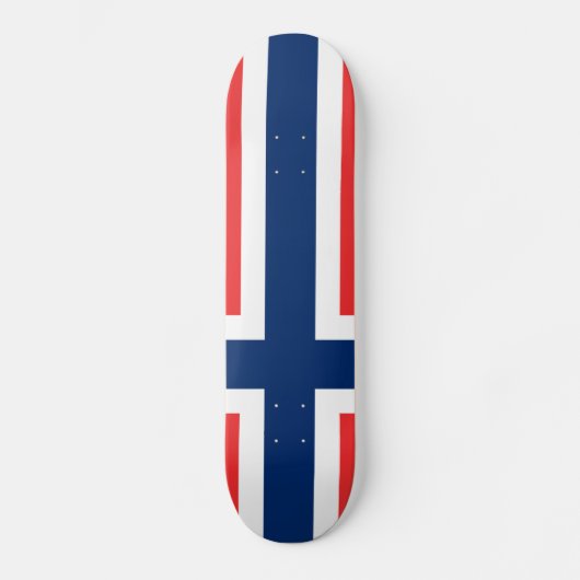 Vlag van Noorwegen Skateboard (Voorkant)