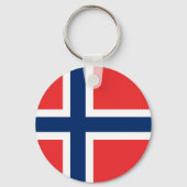 Vlag van Noorwegen Sleutelhanger (Achterkant)