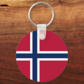 Vlag van Noorwegen Sleutelhanger (Achterkant)