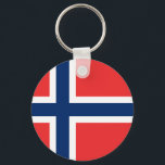 Vlag van Noorwegen Sleutelhanger<br><div class="desc">Dit is de authentieke vlag van Noorwegen.</div>