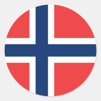 Vlag van Noorwegen Sticker