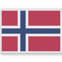 Vlag van Noorwegen Sticker