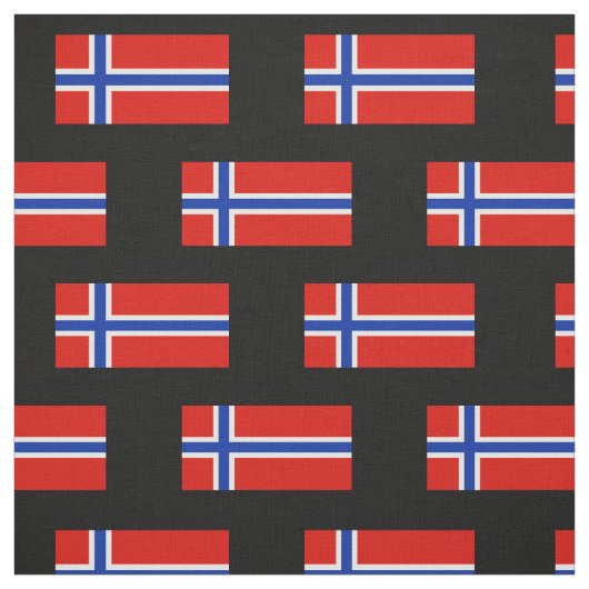 Vlag van Noorwegen Stof (Swatch)
