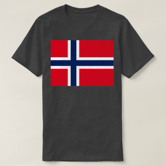Vlag van Noorwegen T-shirt (Design voorkant)