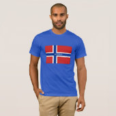Vlag van Noorwegen T-shirt (Voorkant volledig)