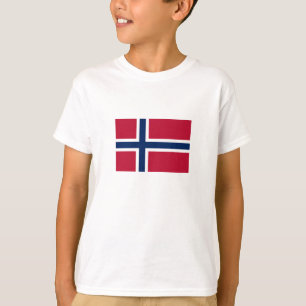 Vlag van Noorwegen T-shirt