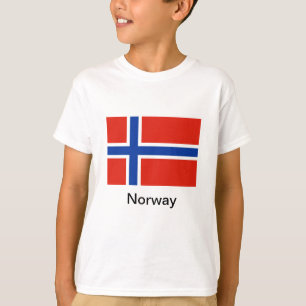 Vlag van Noorwegen T-shirt