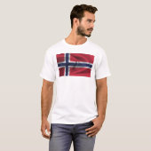 Vlag van Noorwegen T-shirt (Voorkant volledig)