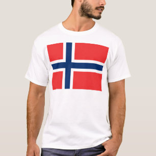 Vlag van Noorwegen T-shirt