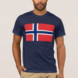 Vlag van Noorwegen T-shirt